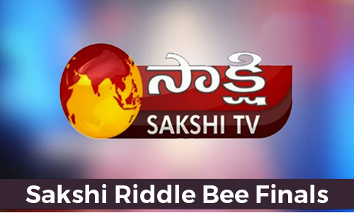 Sakshi Riddle Bee Finals on Sakshi TV	